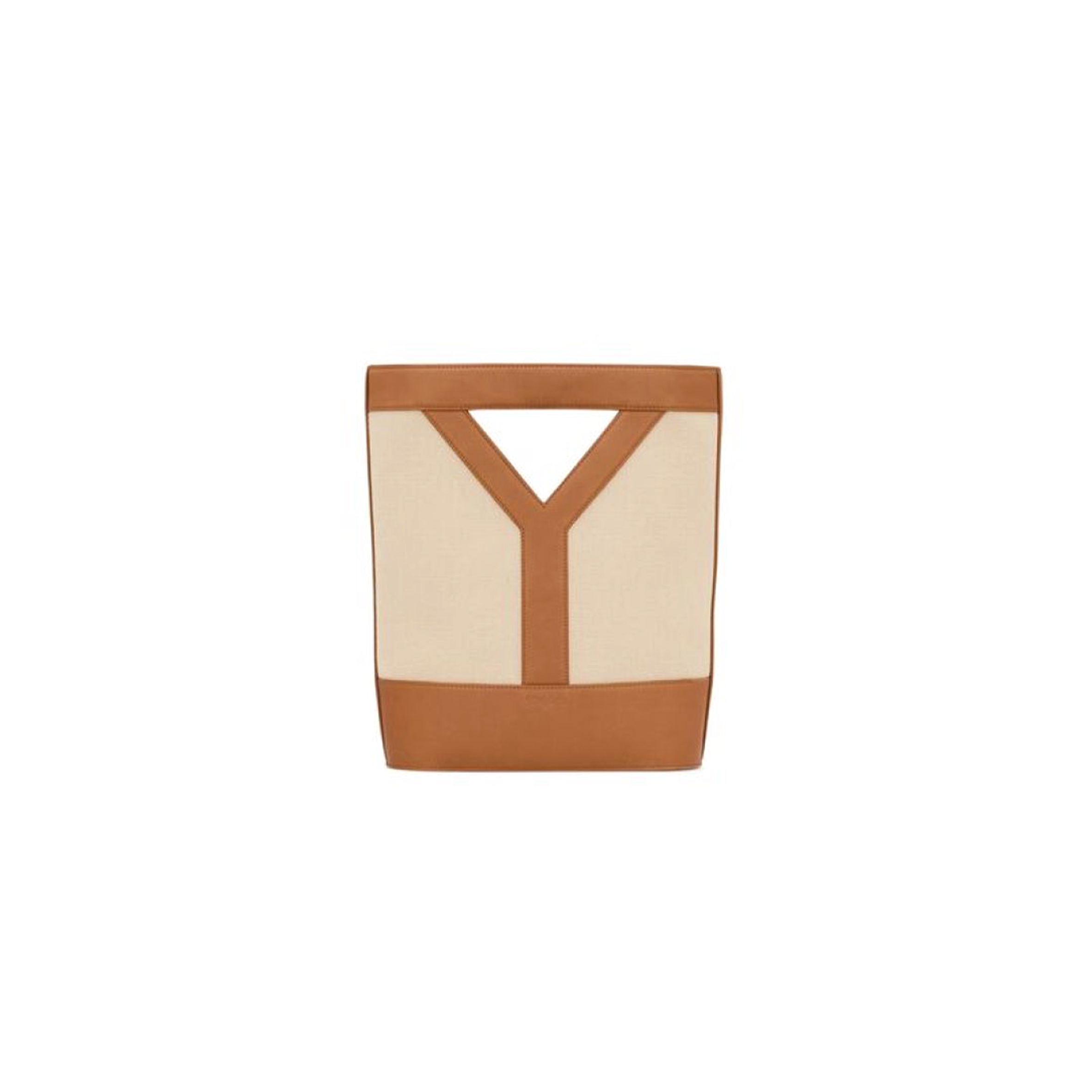 YSL Y SMALL BUCKET BAG IN CANVAS AND LEATHER 808224FAC7T9856 (29.5*23*8.5cm)